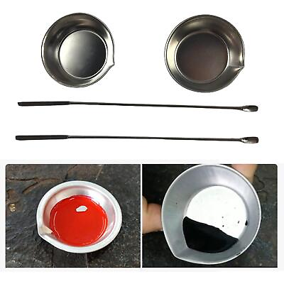 #ad Homyl DIY Painting Model Mixing Color Tool 2 Stirrer Toning Tray Palette Tools $6.45
