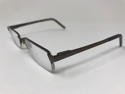 #ad #ad Kenneth Cole New York Eyeglasses Halfrim 50 19 135 Dark Glossy Brown BE37 $17.25