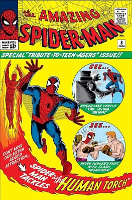 #ad AMAZING SPIDER MAN #8 COMIC BOOK COVER POSTER $14.99