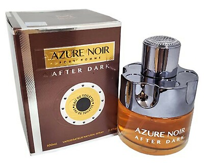 #ad AZURE NOIR AFTER DARK Men#x27;s 3.4 Oz EDT Spray $15.99