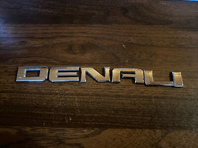 #ad OEM GMC Denali Door Tailgate Emblem Letters Nameplate Badge $18.00