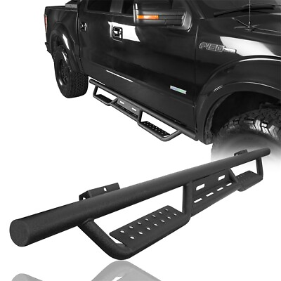 #ad Hooke Road 2Pc Side Step Nerf Bars Running Board Fit 09 14 Ford F 150 Super Crew $219.99