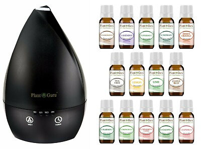 #ad Essential Oil Diffuser Gift Set Kit With Oils Aromatherapy Ultrasonic Humidifier $59.95