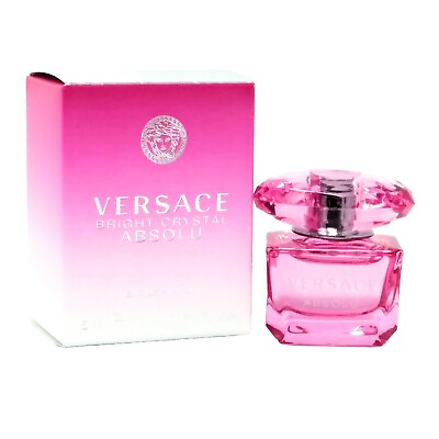 #ad Versace Bright Crystal Absolu Women#x27;s Eau de Parfum 5ml Mini Luxe Dab On $9.99