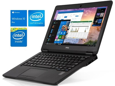 #ad #ad Dell Ultra Slim 12quot; Laptop Intel i5 2.30GHz 16GB 256GB SSD Wi Fi BT Win10 Pro $125.00