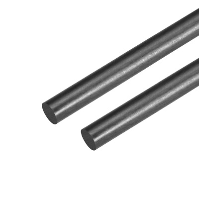 #ad 6mm Carbon Fiber Rod For RC Airplane Matte Pole US 200mm 7.8 inch 2pcs AU $16.33