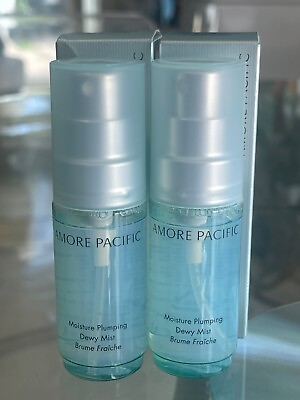 #ad AMOREPACIFIC MOISTURE PLUMPING DEWY MIST Travel Size 31mlx2 bottles Expired 2025 $35.00