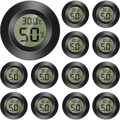 #ad Mini Hygrometer Thermometer Electronic Digital Humidity Meter Gauge Monitor L... $36.56