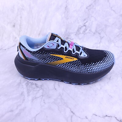 #ad Brooks Womens Caldera 6 Trail Running Shoes 9 Black Blue Hiking Cushioned LKNW $65.00