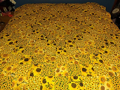 #ad Sunflower Quilt $150.00