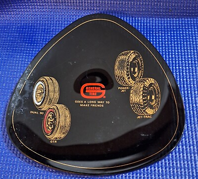 #ad Vintage GENERAL TIRE Ashtray Change Tray Advertising $11.00