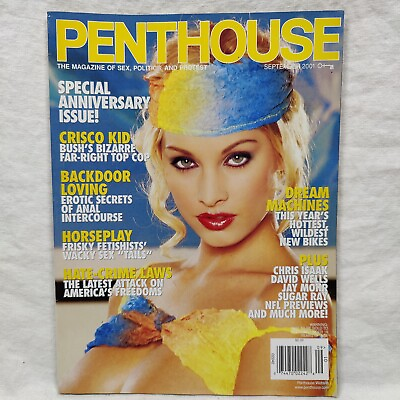 #ad Vintage Penthouse Magazine September 2001 Excellent Condition Mint Centerfold $24.99