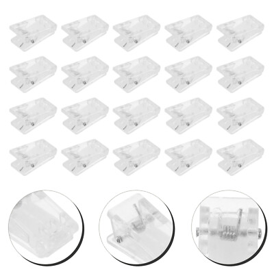 #ad 30 Pcs Self Adhesive Wall Clips Small Spring Work Documents $8.25