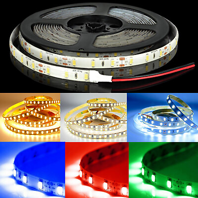 #ad 16FT 12V 300 LEDs 5630 Super Bright LED Strip Lights Flexible Cuttable Tape Lamp $9.19