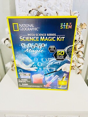 #ad NATIONAL GEOGRAPHIC Science Magic Kit – Science Kit for Kids with 50 Unique Expe $16.14
