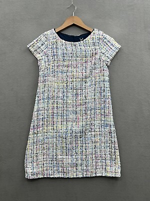 #ad Next Dress Youth Girls Size 13 Multicolored Lined Woven $14.00