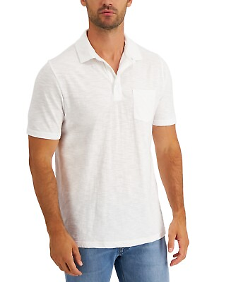 #ad Men#x27;s Xl White Short Sleeve Polo Club Room $4.59
