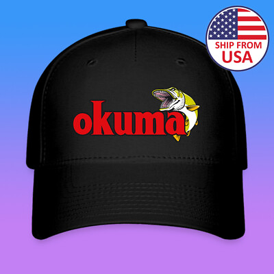#ad Okuma Fishing Baseball Cap Hat Size Adjustable S M amp; L XL $26.09