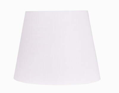 #ad Tall White Linen Fabric Drum Lamp Shade $18.40
