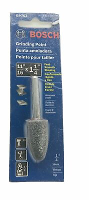#ad Bosch 1 4quot; Aluminum Oxide Grinding Point Tree for Grinding Shaping Metal gp702 $6.99