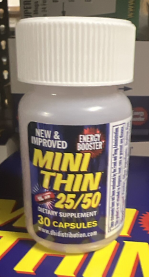 #ad Mini Thin 25 50 Energy Booster 30 Capsules Pills Per Bottle $7.99