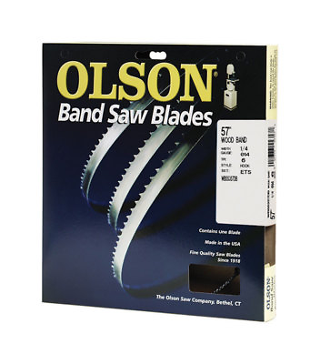 #ad Olson Saw WB55357BL 1 4 by 0.014 Inch 6 TPI Hook Wood Band Saw Blade $13.99