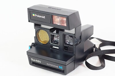 #ad Polaroid Sun 660 Autofocus SE Polaroid 600 Instant Camera $25.17