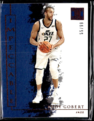 #ad RUDY GOBERT 2019 IMPECCABLE BASE BRONZE 99 🔥🔥 JAZZ TWOLVES $4.99