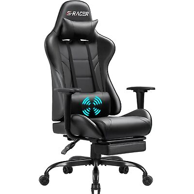 #ad Homall GamingChair Massage Office Chair High Back PU Leather Chair With Footrest $148.50