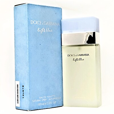 #ad Dolce amp; Gabbana Light Blue Women#x27;s 3.3 oz EDT Crisp Fruity Scent Authentic $32.49