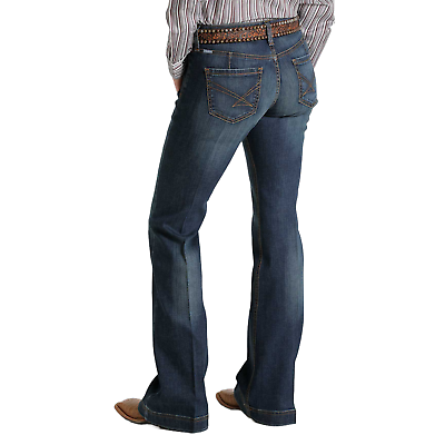 #ad Cinch Ladies Lynden Dark Wash Trouser Jeans MJ81454086 $59.97