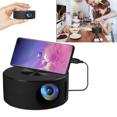 #ad Portable Mini Projector 1080p LED Video Home Theater Cinema For Android iPhone $29.38