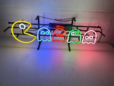 #ad 24quot;x8quot; Ghosts Ghost Neon Sign Lamp Light Handmade Tube Glass Beer Bar Wall Decor $245.85