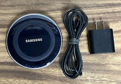 #ad Samsung EP PG920i Wireless Qi Mobile Device Charger Charging Pad Black Sapphire $10.00