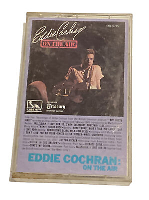#ad EDDIE COCHRAN: ON THE AIR Audio Cassette $3.50