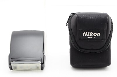 #ad Near Mint w Case Nikon Speedlight SB 400 Shoe Mount Flash From JAPAN $124.99