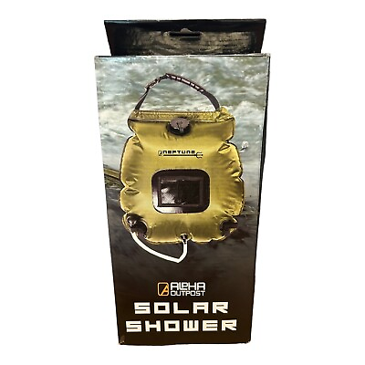 #ad 20L Solar Heat Shower Bag Water Bags Camping Portable Alpha Outpost Neptune $7.50