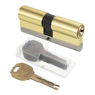 #ad 37.5 37.5 75mm Overall European Double Lock Cylinder with Keys $21.00