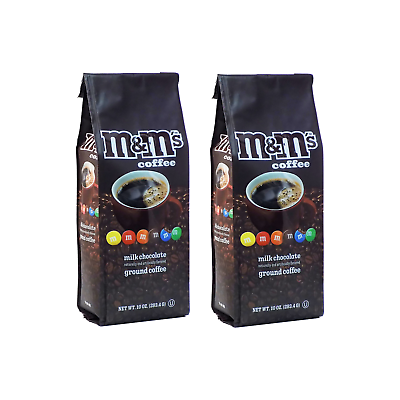 #ad Mamp;M#x27;s Milk Chocolate Flavored Ground Coffee 10 oz bag 2 pack $23.00