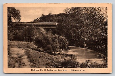 #ad Highway No 10 Bridge Eno River Hillsboro North Carolina P735 $7.99
