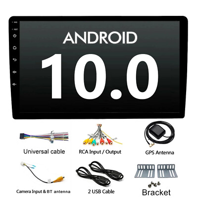 #ad 10.1quot; 2 Din Android 10 Car radio Multimedia Video Player Universal auto Stereo $44.92