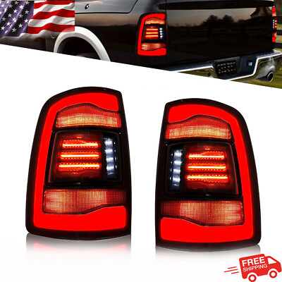 #ad LED Tail Lights For 2009 2010 2018 Dodge Ram 1500 2500 3500 Rear Brake Taillamps $209.98