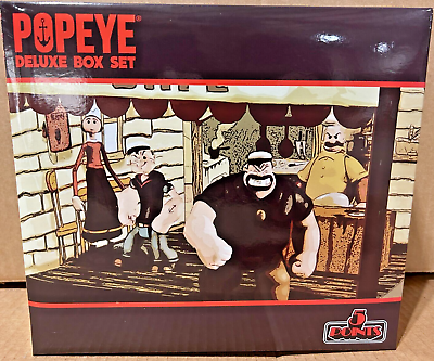 #ad Mezco Popeye Deluxe Boxed Set Figures $40.00