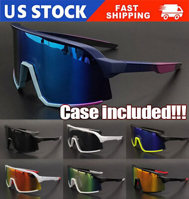 #ad Polarized Sports Sunglasses Outdoor Cycling Driving Fishing Glasses UV400 Goggle $7.98