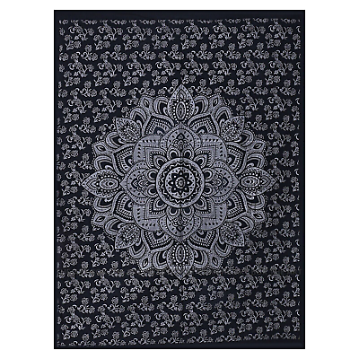 #ad Poster Mandala Tapestry Wall Hanging Indian Decor Bohemian Throw Cotton Tapestry $8.99