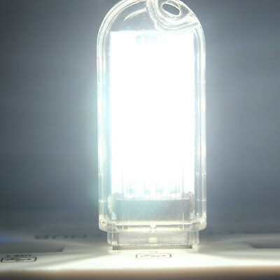 #ad 2 PCS Mini Portable Bright LED Night Light USB Lamp Laptop Lights Camping $5.47