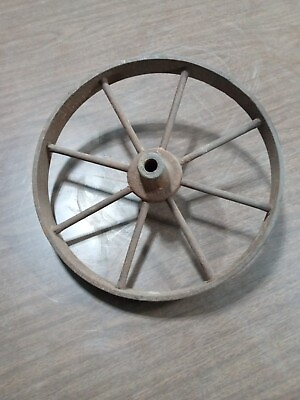 #ad Antique 15quot; Steel Wheel $100.00