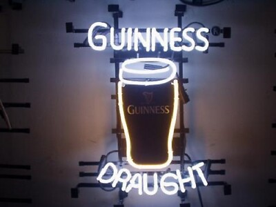 #ad New Guinness Draft Harp Neon Sign 24quot;x20quot; Lamp Poster Real Glass Beer Bar $222.17