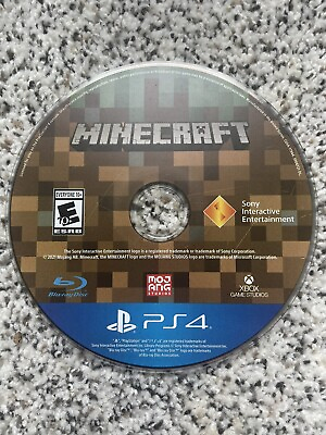 #ad Minecraft Bedrock Edition DISC ONLY Sony PlayStation 4 2019 $9.99