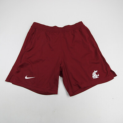 #ad Washington State Cougars Nike Dri Fit Practice Shorts Men#x27;s Red Used $26.99